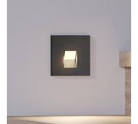 Arcchio Lámpara empotrable LED Vexi, 7,5 cm x 7,5 cm, negra, CCT True