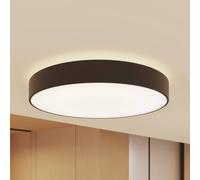 Arcchio lámpara LED de techo Vanida, negro, Ø 60 cm, arriba/abajo