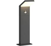 Arcchio, bolardo luminoso LED Yolena, sensor, 60 cm, antracita