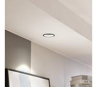 Arcchio LED downlight Niria, negro, 4.000K