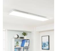 Arcchio Lysander panel LED, CCT, 119cm 55W, blanco