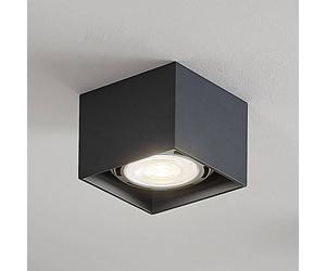 Arcchio Mabel downlight de techo, 12 cm x 12 cm, gris, GU10