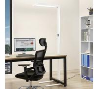 Arcchio Nelus de pie LED de oficina sensor, blanco