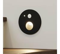 Arcchio Neru empotrada LED, sensor, redondo negro