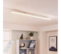 Arcchio Panel LED Arya, 120 cm, blanco, atenuable, aluminio True
