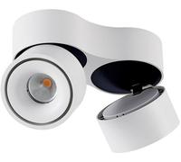 Arcchio Proyector, foco de Aluminio Blanco