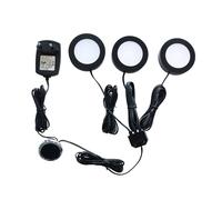 Arcchio Vilam Lámparas LED bajo mueble Set de 3 negro