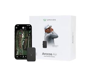 Arccos Air - Sistema de seguimiento automático de juegos de golf con telémetro GPS AI y análisis de golpes ganados (no requiere sensores de club, membresía gratuita para el primer año)