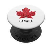 Arce Canadá Hoja Roja Canadiense PopSockets PopGrip Adhesivo