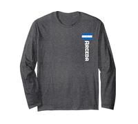 Arceda Apellido Nicaragua Camisa para Hombres, Mujeres, niños Manga Larga, Unisex para Adultos, Jaspeado Oscuro, S