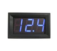ARCELI 0.56 '' DC 0-30V Voltímetro Digital Probador de Voltaje Indicador Pantalla LED Brillante 3 Cables Voltímetro para Montaje en Panel de Motor de automóvil de Motocicleta - Azul