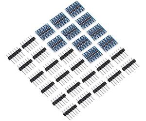 ARCELI 10pcs 4 canales IIC I2C Logic Level Converter Módulo bidireccional 3.3V a 5V Shifter para Arduino