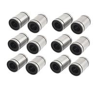 ARCELI 12Pcs LM8UU Rodamiento lineal para impresora 3D, RepRap Prusa Mendel DIY Movimiento CNC, Prusa Mendel, Reprap (8mmx15mmx24mm)
