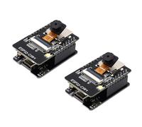 ARCELI 2 módulos ESP-CAM WiFi Bluetooth, módulos de cámara USB C, Placa de Desarrollo ESP DC 5 V Dual Core con módulo de cámara 2640