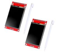 ARCELI 2Pcs 2.4 Inch LCD TFT Touch Display（con Stylus）, 320 x 240 Resolution, ILI9341 Driver, SPI Interface Compatible con Arduino y Raspberry Pi