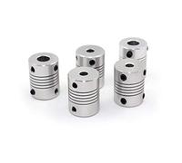 ARCELI 5 PCS Acoplamientos flexibles de 5 mm a 8 mm Acoplamiento de eje NEMA 17 para RepRap 3D Prusa i3 o máquina CNC