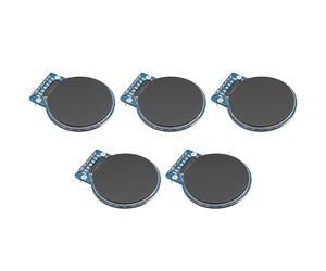 ARCELI 5Pcs GC9A01 1.28-Inch Round TFT Display for Arduino, RGB IPS HD 240 x 240 Resolution SPI Interface LCD Display Module for Display Devices, Real-Time Monitoring and Instrument Display