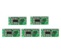 ARCELI 5PCS Sensor de Radar de microondas RCWL-0516 Módulo de Interruptor Detector de Placa de inducción Humana
