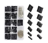 ARCELI 620Pcs 2.54mm Pitch SM Carcasa Conector Conector Macho Hembra Crimp Pins Adaptador Surtido jst Kit de Conector