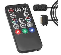 ARCELI ARGB - Controlador con mando a distancia, 5 V, 3 pines, 14 teclas, SATA Power ARGB, controlador PC RGB, ventiladores, colores RGB, ventilador Hub para control de iluminación y barras de luz