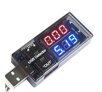 ARCELI Cargador USB Medidor de voltaje actual Detector de carga Voltímetro de la batería Amperímetro Multímetro Probador de USB Indicador de energía móvil Indicador de DC Monitor LED