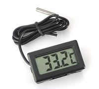 ARCELI Digital LCD Thermometer Control de temperatura con sonda externa para refrigerador Aquarium fridge freezer - Negro