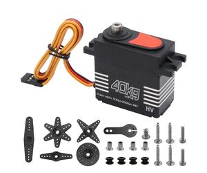 ARCELI Digital RC Servo, 40 kg, motor de metal, dirección con engranaje metálico, servo digital para modelos RC 1/8 1/10 RC coche, robot