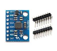 ARCELI GY-521 MPU6050 Módulo acelerómetro de 3 ejes Giroscopio 6 DOF Acelerómetro Módulo de 6 ejes Sensor giroscópico Transductor de datos de salida de 16 bits IIC para Arduino