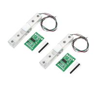 ARCELI HX711 ADC Convertidor Módulo Breakout Sensor de Peso de Células de Carga Digitales 1KG para Básculas de Cocina Electrónicas Portátiles, DIY para Peso de Células de Carga (2 unidades)
