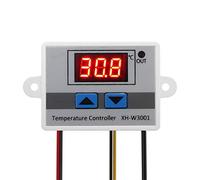 ARCELI Módulo Controlador de Temperatura LED Digital, Interruptor de termostato XH-W3001 con sonda Impermeable, termostato de enfriamiento de calefacción programable (12V 10A 120W)