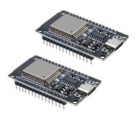 ARCELI Para placa de desarrollo ESP32 NodeMCU, para ESP32 NodeMCU USB C Módulo con 2.4 GHz WiFi+Bluetooth Dual Core CH340 chip compatible con Arduino (2 unidades)