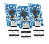 ARCELI Pro Micro Boards mit 32u4 chip Modul, Micro Pro Mini 5V/16MHz Desarrollo Boards Auto USB Updater Typ-C Interfaz Mainboards Compatible con Arduino (3 unidades)