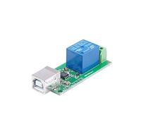 ARCELI SRD-05VDC-SL-C Módulo de relé de 5V de 1 vía Controlador gratuito Interruptor de control USB Control inteligente de PC (5V de 1 canal)