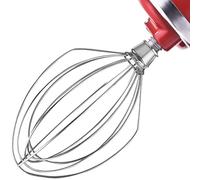 Arcets Batidor de Alambre Compatible para KitchenAid K5AWW 5KPM5 KSM50 5K5SSWH KG25 KH25 KP50 Batidor de Huevos y Pasteles, Batidoras Amasadoras en Acero Inoxidable (tamaño 5QT / 4.8L)