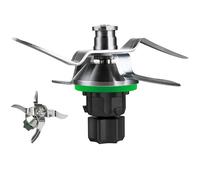 Arcets Cuchilla compatible para Vorwerk Thermomix TM5 TM6 Bimby Cuchillos Batidora Hoja Afilada de Acero Inoxidable Junta Incluida