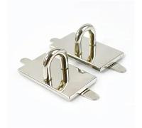 Arch Bridge Buckle Bag Straps Connector Clasp For Handbag Purse Side Clip D Ring Hook DIY Crafts Accessory(BD446-Silver,18Pcs)