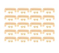 Arch Bridge Buckle Zinc Alloy D Ring Connector Buckle Multifunctional Square Arch Bridge D Ring Buckle with PH Screw for Handbags Wallets Belts and Crafts 20 Pieces (Golden)