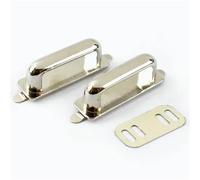 Arch Bridge Connector Clasp For Handbag Purse Side Clip D Ring Hook Buckle DIY Sewing Crafts Accessories(F1-17-Silver,8pcs)