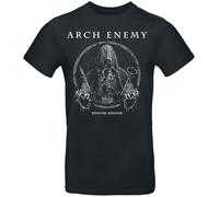 Arch Enemy Deceiver Hombre Camiseta Negro XXL 100% algodón Vorne Bedruckt, Hinten Bedruckt Regular