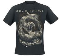 Arch Enemy Deceiver Snake Hombre Camiseta Negro 3XL 100% algodón Regular