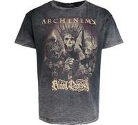 Arch Enemy Trinity Hombre Camiseta Gris M 100% algodón Vorne Bedruckt, Hinten Bedruckt Regular