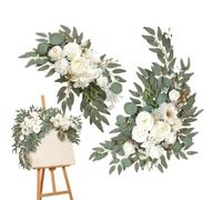 Arch Flowers - For Backdrop 2 Pieces Flexible Flowers Greenery Garlands