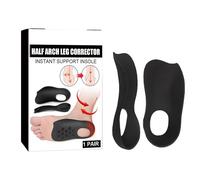 Arch Support Inserts - Half Arch Leg Correction Insoles, Long Lasting Plantar Foot Support | 3/4 Orthotic Shoe Inserts for X O Leg Alignment, Comfort Cushion, Foot painReliief Walking Standing