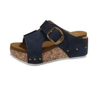 Arch Support Sandals for Women Wide Fit Orthopedic Mules Comfortable Walking Sandals Summer Beach Peep Toe Thick Platform Slippers for Plantar Fasciitis Non Slip Cushion Wedge Slides