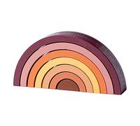 Arch Wooden Appader, Learning Brain Training Braining Stacker Puzzle para Jardín de Infantes para Niños Pequeños (Talla única)
