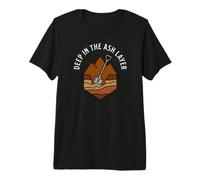 Archaeologist Deep In The Ash Layer Geology Excavation Camiseta Premium