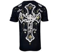 Archaic by Affliction Glory - Camiseta para hombre, Negro -, Medium