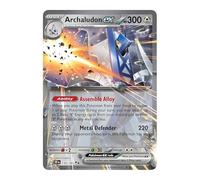 Archaludon ex 130/191 - Tarjeta de Pokémon ultra rara | Cartas Pokémon raras | Pokémon EX | Chispas crecientes | Pokémon escarlata y violeta | Autenticado por Titan Cards