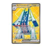 Archaludon ex 224/191 - Tarjeta de Pokémon ultra rara de arte completo | Cartas Pokémon brillantes | Pokémon EX | chispas emergentes | Pokémon escarlata y violeta | Autenticado por Titan Cards