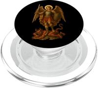 Archangel Michael derrota al Diablo - San Miguel PopSockets PopGrip para MagSafe
